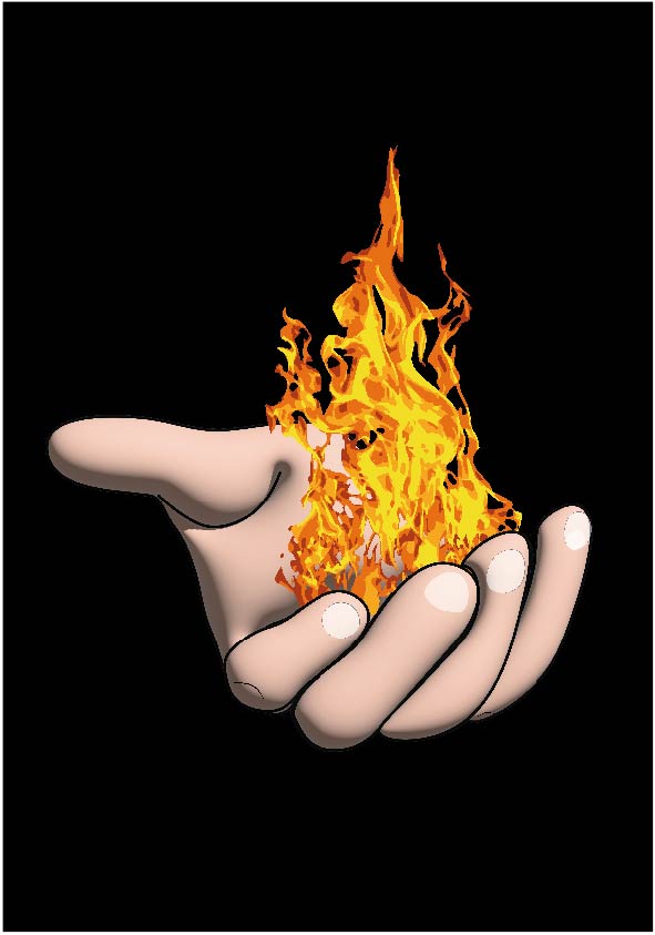 Main flamme A4